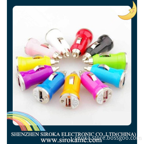 CE & ROHS single port car charger usb mini in car charger with factory price in Shenzhen
